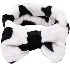 Lindo Face Wash Headband- Holstein Cow